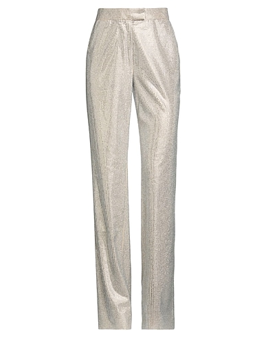 GIUSEPPE DI MORABITO Casual trouser Beige 61% Cotton, 36% Polyamide, 3% Elastane, Glass
