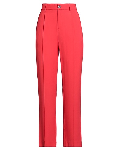 ATTIC AND BARN Casual trouser Red 100% Viscose