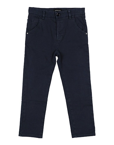 MONNALISA Casual trouser Midnight blue 97% Cotton, 3% Elastane