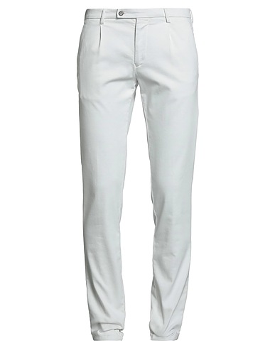 BERWICH Casual pants FITS EVERYBODY Off white 69% Cotton, 20% Polyester, 10% Viscose, 1% Elastane