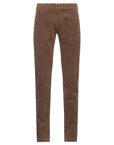4/10 FOUR.TEN INDUSTRY Casual pants Camel 97% Cotton, 3% Elastane