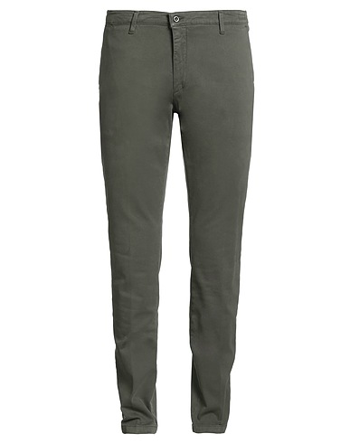 4/10 FOUR.TEN INDUSTRY Pantalone Verde militare 54% Cotone, 43% Modal, 3% Elastan