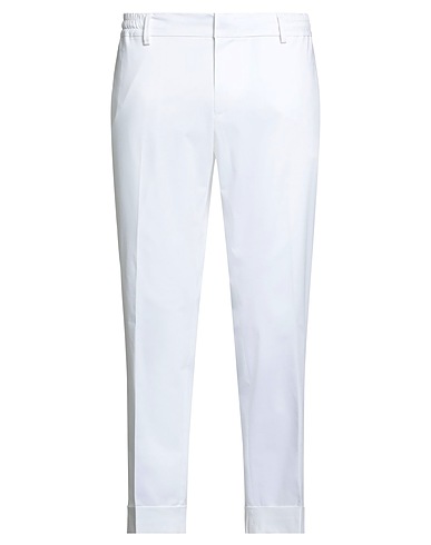 MESSAGERIE Pantalone PATRIZIO PISCAGLIA Bianco 97% Cotone, 3% Elastan