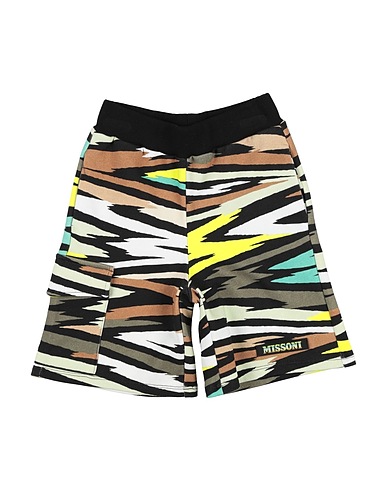 MISSONI KIDS Shorts & Bermuda Verde militare 100% Cotone