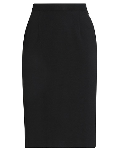 SHIRTAPORTER Gonna midi Nero 65% Viscosa, 32% Nylon, 3% Elastan