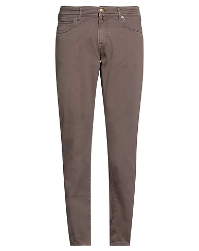 BRIGLIA 1949 Pantaloni jeans Cioccolato 97% Cotone, 3% Elastan