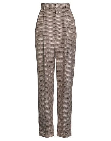 MOSCHINO Casual trouser Dark brown 100% Virgin Wool