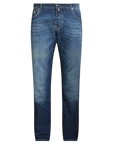 VILEBREQUIN Denim trousers Blue 72% Cotton, 25% Polyester, 3% Elastane