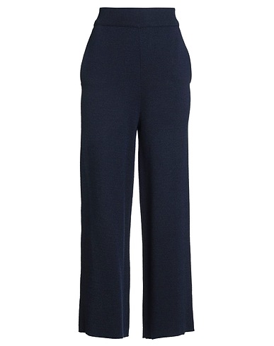SOUVENIR Casual trouser Navy blue 50% Acrylic, 30% Wool, 20% Viscose