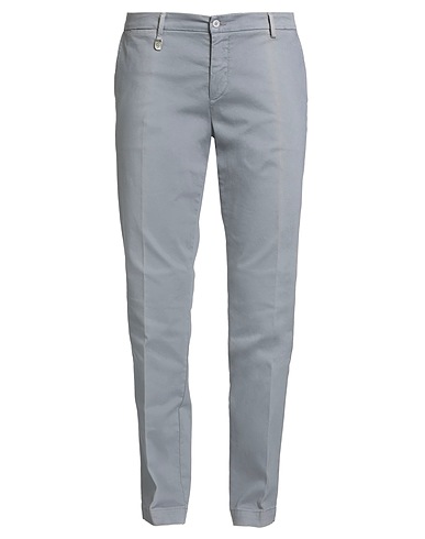 DESICA DESIDERIO CAMPANO Casual trouser Grey 98% Cotton, 2% Elastane