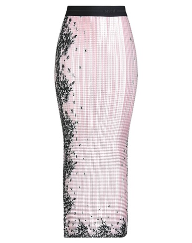 MSGM Gonna midi Rosa 100% Poliestere