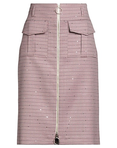 SHIRTAPORTER Midi skirt Garnet 65% Polyester, 32% Viscose, 3% Elastane