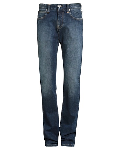ARMANI COLLEZIONI Denim trousers Blue 99% Cotton, 1% Elastane