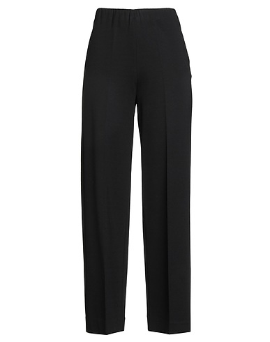 SHIRTAPORTER Casual pants Black 65% Viscose, 32% Nylon, 3% Elastane