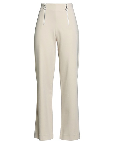 SHIRTAPORTER Casual trouser Beige 65% Viscose, 32% Nylon, 3% Elastane