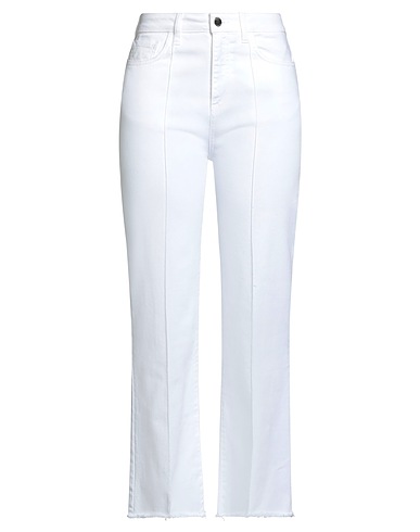 BEATRICE .B Pantaloni jeans Bianco 97% Cotone, 3% Elastan