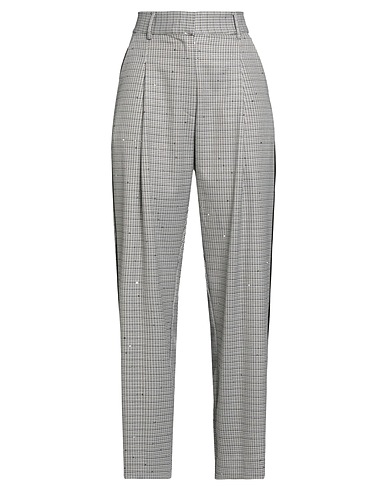 SHIRTAPORTER Casual trouser Blue 65% Polyester, 32% Viscose, 3% Elastane