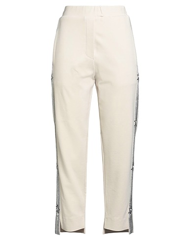 SHIRTAPORTER Casual trouser Beige 65% Viscose, 32% Nylon, 3% Elastane