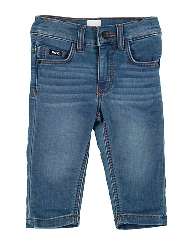 BOSS Denim trousers Blue 55% Cotton, 25% Lyocell, 18% Polyester, 2% Elastane