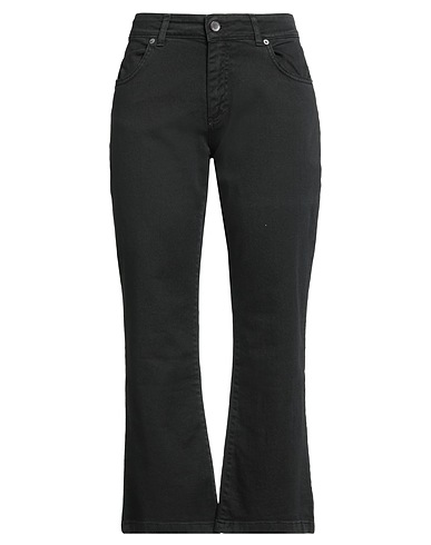 SOUVENIR Pantaloni jeans Nero 98% Cotone, 2% Elastan