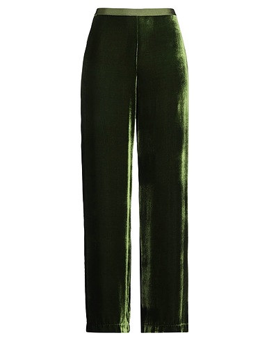 SIYU Pantalón Verde 82% Viscosa, 18% Seda