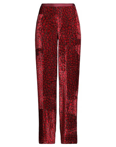 SIYU Pantalón Ladrillo 75% Viscosa, 25% Seda