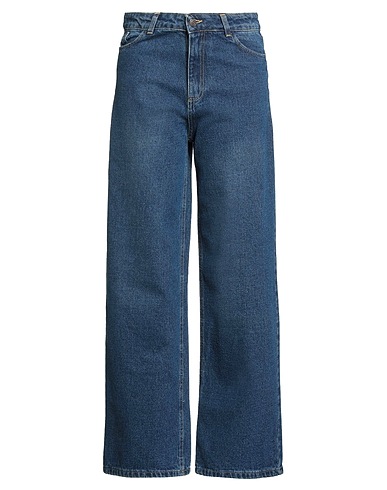 SOUVENIR Denim trousers Blue 100% Cotton