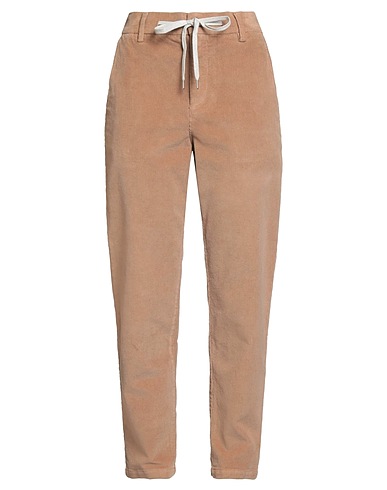 ELEVENTY Casual trouser Camel 98% Cotton, 2% Elastane