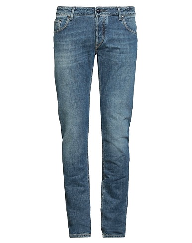HAND PICKED Denim pants Blue 98% Cotton, 2% Elastane