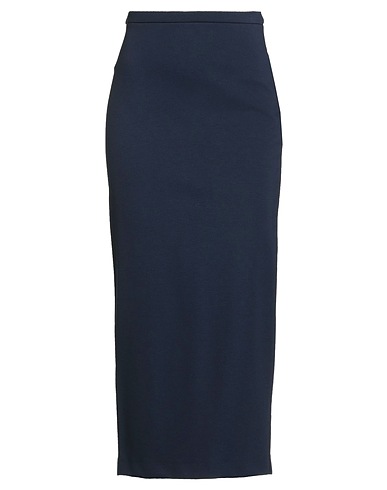 PINKO Jupe mi-longue Bleu nuit 67% Viscose, 28% Nylon, 5% Élasthanne