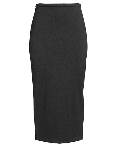 PINKO Midi skirt Charcoal 67% Viscose, 28% Nylon, 5% Elastane