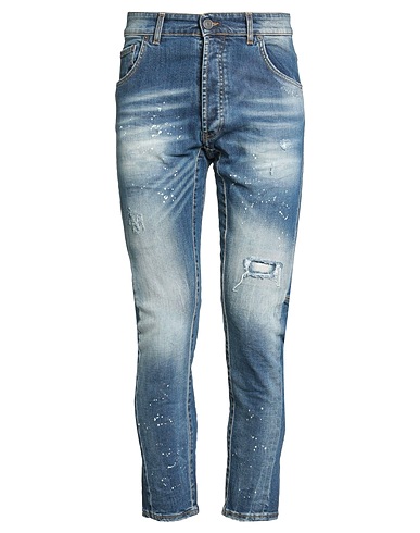 PATRIÒT Pantaloni jeans Blu 98% Cotone, 2% Elastan