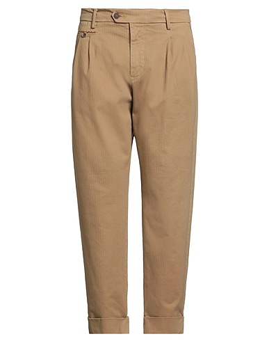 BOB Pantalone Beige 98% Cotone, 2% Eco Poliestere