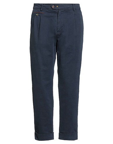 BOB Casual trouser Navy blue 98% Cotton, 2% Eco Polyester