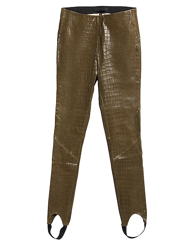 ENES Leggings VERDE MILITARE 95% Lambskin, 5% Elastane