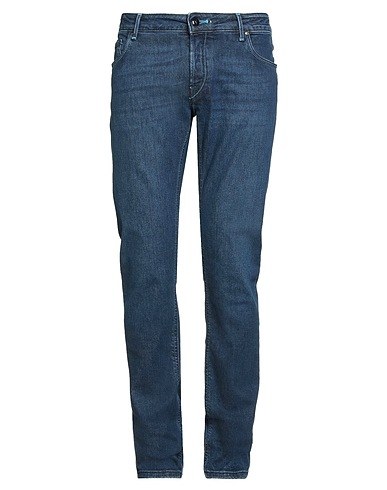 HAND PICKED Denim pants Blue 80% Cotton, 15% Lyocell, 3% Elastomultiester, 2% Elastane