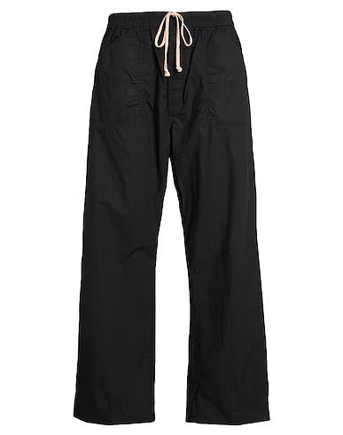 RICK OWENS Casual trouser Black 100% Cotton
