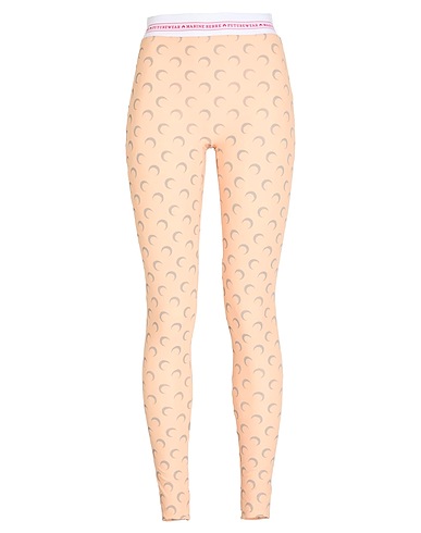 MARINE SERRE Leggings WHITE LINE
 Apricot 80% Polyamide, 20% Elastane