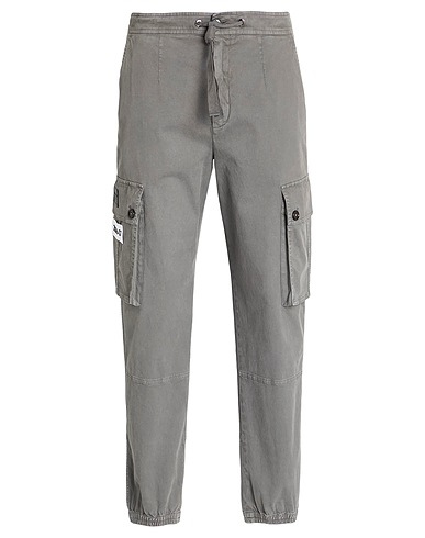 DOLCE&GABBANA Casual trouser Grey 96% Cotton, 4% Elastane