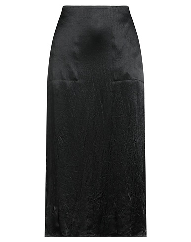 SPORTMAX Midi skirt Black 100% Acetate