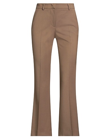 PT Torino Casual trouser Brown 95% Virgin Wool, 5% Elastane