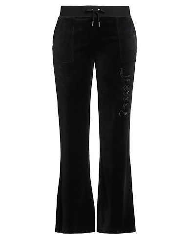 JUICY COUTURE Pantalone Nero 95% Poliestere, 5% Elastan