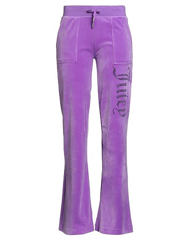 JUICY COUTURE Casual trouser Mauve 95% Polyester, 5% Elastane