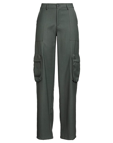 GRIFONI Pantalone Verde scuro 100% Lana Vergine