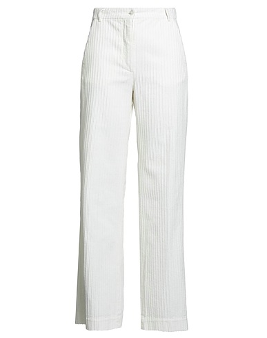 HARTFORD Casual trouser ALTERNATIVE CLASSICS White 100% Cotton