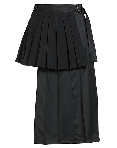 ANDERSSON BELL Midi skirt Black 60% Wool, 40% Polyester