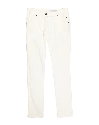 JECKERSON Pantalone Avorio 97% Cotone, 3% Elastan