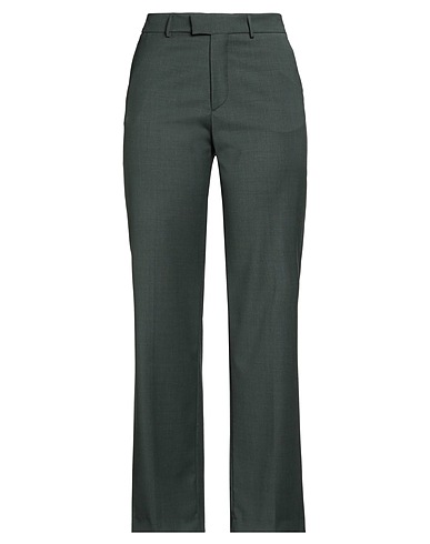 BERWICH Casual trouser Dark green 55% Polyester, 43% Wool, 2% Elastane
