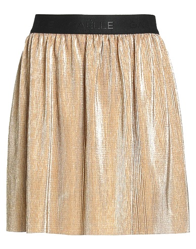 GAëLLE Paris Minifalda Oro 100% Poliéster