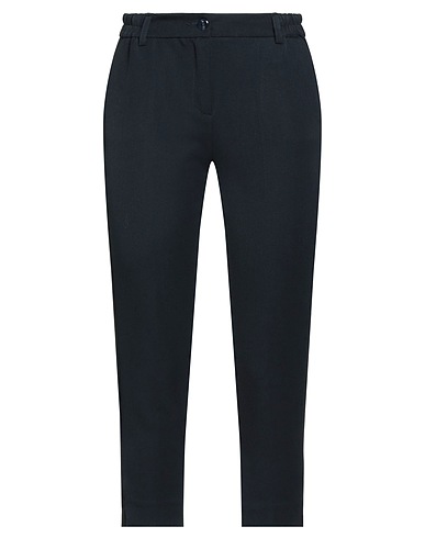 WHITE WISE Casual trouser Midnight blue 75% Polyester, 21% Viscose, 4% Elastane